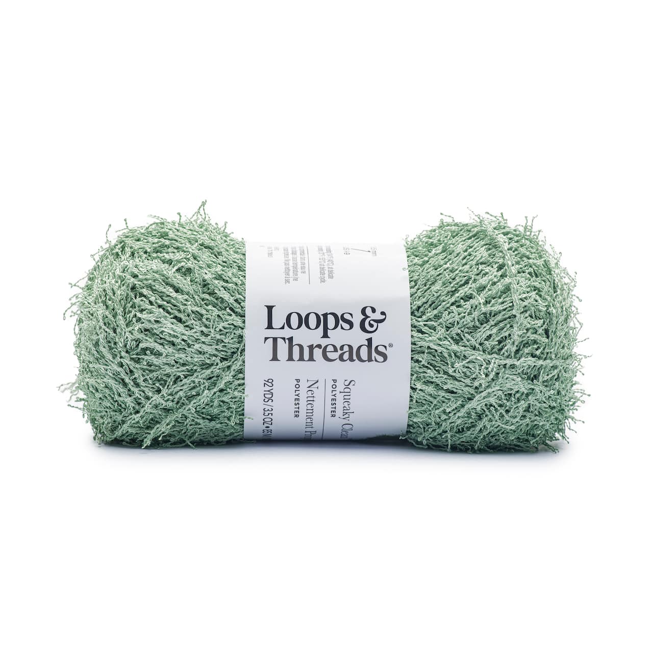 15 Pack: Squeaky Clean™ Solid Yarn by Loops & Threads®